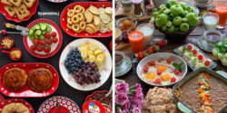 میز صبحانه شیک + ایده تزیین میز صبحانه برای مهمانی