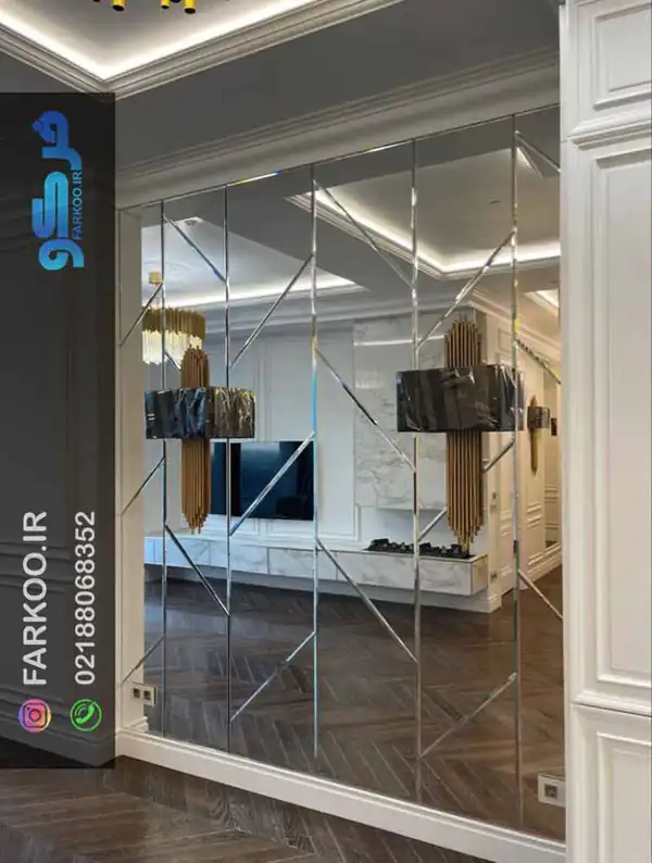 مدل آینه دکوراتیو قدی