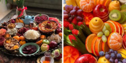 سینی شب یلدا عروس + سبد میوه شب یلدا برای عروس