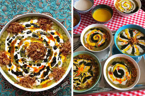 تزیین آش رشته با کشک و پیاز داغ تزیین آش رشته برای مدرسه تزیین آش رشته با قیف فیلم تزیین آش رشته تزیین آش رشته نذری ساده تزیین آش رشته با شابلون