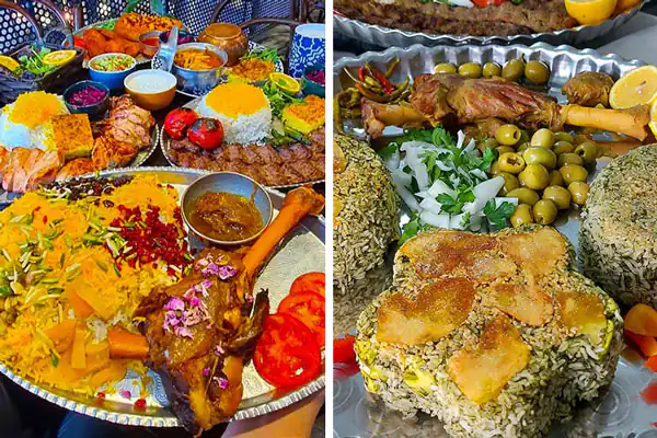 تزیین باقالی پلو مجلسی تزیین ماهیچه مجلسی عکس باقالی پلو با ماهیچه طرز تهیه باقالی پلو با ماهیچه برادران کریم دورچین باقالی پلو با گوشت طرز تهیه باقالی پلو با گوشت