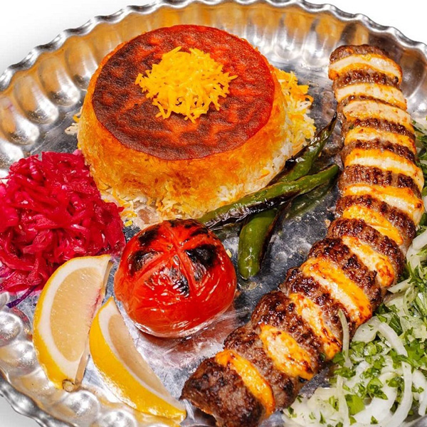 تزیین کباب برای مهمانی