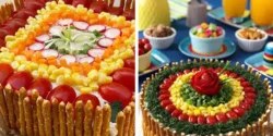 تزیین کیک مرغ با چوب شور + تزیین کیک مرغ مجلسی خاص