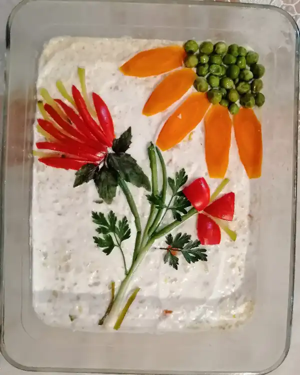 تزیین کیک مرغ ساده