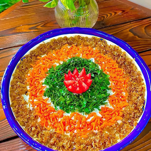 تزیین سالاد الویه مجلسی