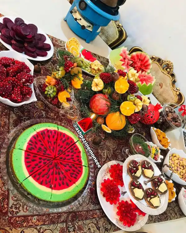 تزیین شب یلدا ۱۴۰۴