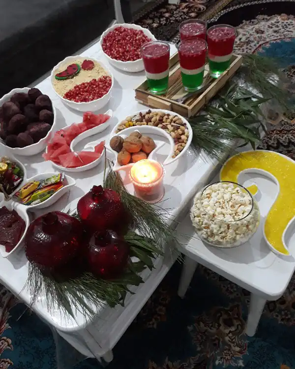 تزیین شب یلدا ۱۴۰۴