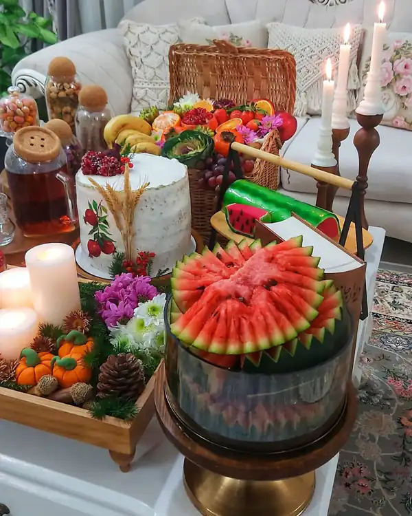 تزیین یلدایی شیک
