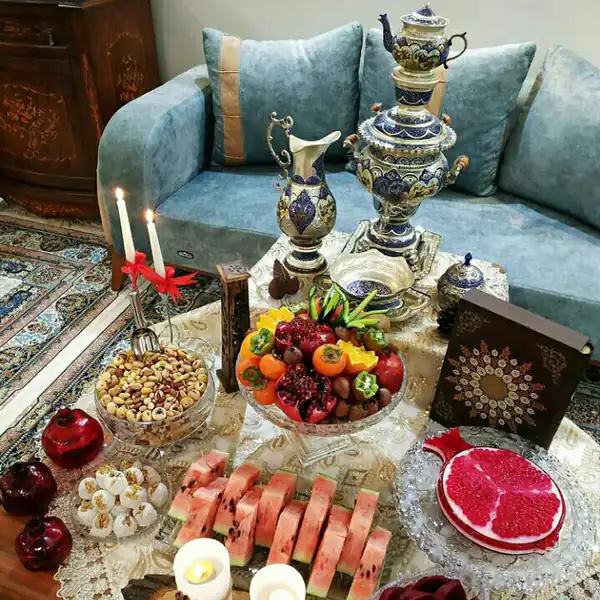 تزیین یلدایی شیک