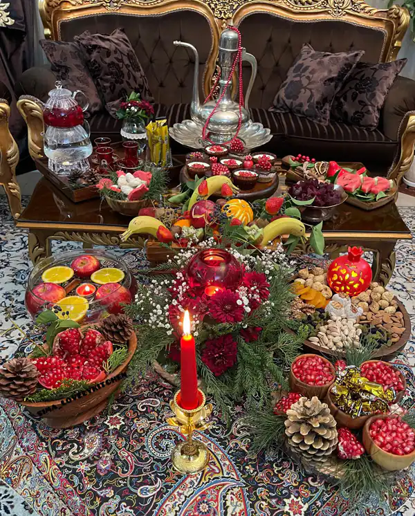 تزیین یلدایی شیک