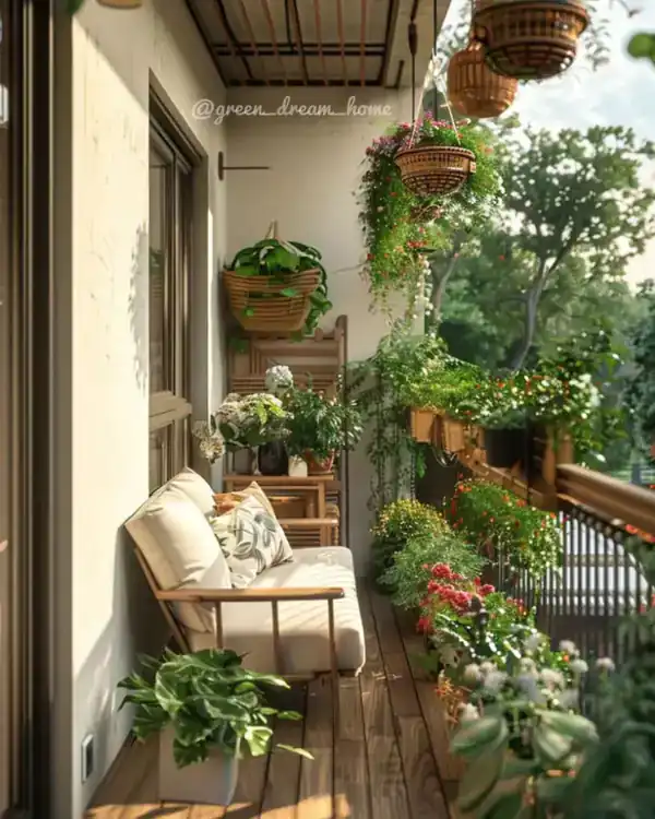 ایده برای چیدمان بالکن