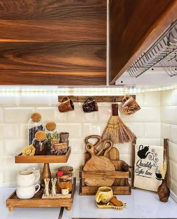 تزیین روی کابینت عروس