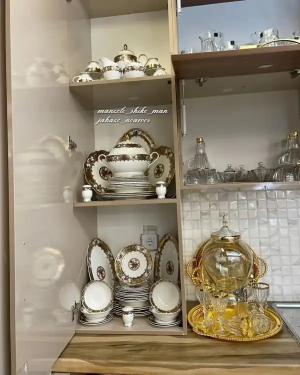 چیدمان کابینت ظروف