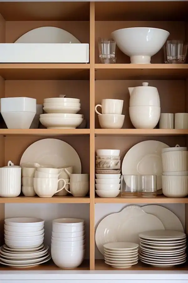 چیدمان کابینت ظروف